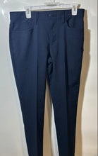 Load image into Gallery viewer, Calvin Klein Mens Blue Flat Front Pockets Straight Leg Chino Pants Size 33x32
