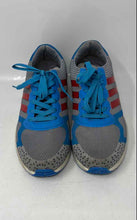 Load image into Gallery viewer, Adidas Womens Marathon TR Gray Blue Black &amp; Red Lace-Up Sneakers Shoes Size 6
