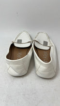 Load image into Gallery viewer, Calvin Klein Womens Lisa White Leather Moc Toe Slip-On Loafer Flats Size 9
