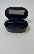 Load image into Gallery viewer, Black True Wireless Ear-Hook Style Earbuds With Charging Case Not Tested
