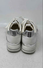 Load image into Gallery viewer, Michael Kors Womens Monique White And Silver Lace-Up Sneakers Shoes Size 10M
