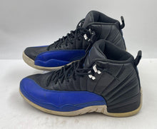 Load image into Gallery viewer, Authentic Nike Womens Air Jordan 12 Black Blue Sneaker Shoes Size 11.5 Stained
