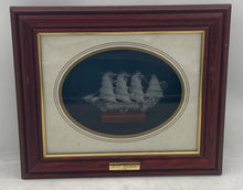 Load image into Gallery viewer, USS Constitution 1797 Cutty Sark Glass Made Boat Clipper Nautical Shadow Box
