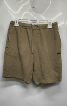 Load image into Gallery viewer, Hugo Boss Mens Green Elastic Waist Waffle Knit Drawstring Sleep Shorts Size L
