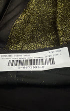 Load image into Gallery viewer, Michael Kors Womens Gold Ruffle Side Zip Mini Skirt Size Large
