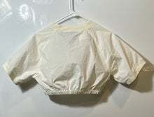 Load image into Gallery viewer, Adidas Womens White Crew Neck Short Sleeve Pullover Cropped T-Shirt Size XS
