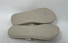 Load image into Gallery viewer, G By Guess Womens Beige Monogram Slip-On Flip-Flop Sandals Size 6M
