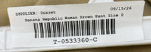 Load image into Gallery viewer, Banana Republic Womens Brown Flat Front Sculpted Stretch Dress Pants Size 0
