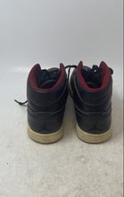 Load image into Gallery viewer, Nike Mens Air Jordan 1 Mid 554724-028 Black And Red Basketball Shoes Size 8
