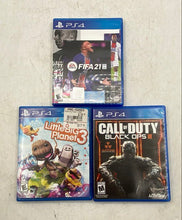 Load image into Gallery viewer, Lot Of 3 Pcs Assorted PlayStation 4 Video Game Variety Not Tested
