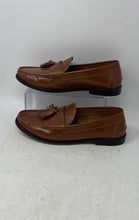 Load image into Gallery viewer, Asos Mens Brown Leather Tassel Moc Toe Slip-On Loafer Shoes Size 9
