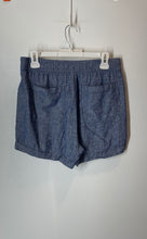 Load image into Gallery viewer, Old Navy Womens Blue Pockets Elastic Waist Pull-On Bermuda Shorts Size Small
