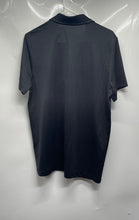 Load image into Gallery viewer, Perry Ellis Mens Black Gray Short Sleeve 1/4 Zip Golf Polo Shirt Size M
