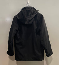 Load image into Gallery viewer, Weatherproof Mens Black Long Sleeve Hooded Double Layer Ultra Tech Jacket Size S
