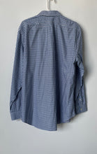 Load image into Gallery viewer, Banana Republic Mens Blue White Gingham Cotton Classic Fit Button-Up Shirt Sz XL
