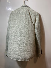 Load image into Gallery viewer, Hugo Boss Mens Green White Printed Responsible Long Sleeve Button-Up Shirt Sz M
