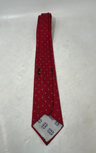 Load image into Gallery viewer, Bill Blass For Stern's Mens Red Printed Silk Adjustable Pointed Tie One Size
