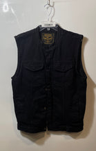 Load image into Gallery viewer, Milwaukee Performance Mens Black Sleeveless Motorcycle Vest Size Medium
