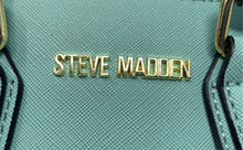 Load image into Gallery viewer, Steve Madden Womens Bfaith Turquoise Double Handle Zipper Mini Satchel Bag
