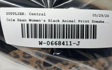 Load image into Gallery viewer, Cole Haan Womens Grandpro Rally W23375 Black Animal Print Sneaker Shoes Sz 7.5B
