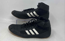 Load image into Gallery viewer, Adidas Mens HVC White Black Mid Top Lace-Up Wrestling Shoes Size 9.5
