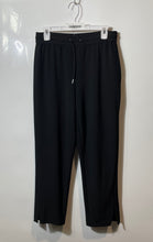 Load image into Gallery viewer, Rachel Zoe Womens Black Flat Front Drawstring Stretch Track Pants Size M
