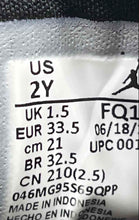 Load image into Gallery viewer, Nike Kids Air Jordan Day 1 EasyOn White Black Lace-Up Sneaker Shoes Size 2Y
