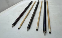 Load image into Gallery viewer, Assorted 3 Black Brown Indoor Sporting Equipment Billiard Pool Cue Set
