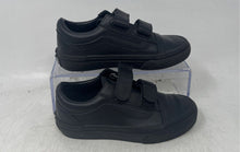 Load image into Gallery viewer, Vans Kids Old Skool V CLASSIC Off The Wall Kids Black Sneaker Shoes Size 12.5

