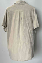 Load image into Gallery viewer, J.Crew Mens Beige Short Sleeve Chest Pocket Collared Button-Up Shirt Size Large
