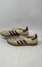 Load image into Gallery viewer, Adidas Mens Samba OG ID1447 Beige Striped Lace-Up Low Top Sneakers Shoes Sz 9.5
