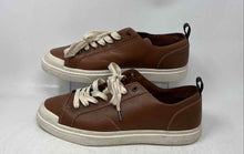 Load image into Gallery viewer, Coach Mens Low Top G1646 Brown Beige Leather Lace-Up Sneakers Shoes Size 11 D

