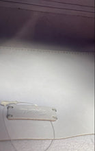 Load image into Gallery viewer, Madewell Womens Purple Leather Adjustable Strap Zip Top Carabiner Crossbody Bag
