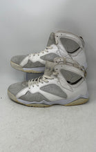 Load image into Gallery viewer, Nike Mens Air Jordan 7 Retro 304775-120 White Gray Lace-Up Sneakers Shoes Sz 15
