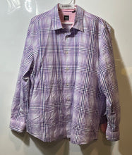 Load image into Gallery viewer, Hugo Boss Mens Multicolor Plaid Long Sleeve Regular Fit Button-Up Shirt Size XXL
