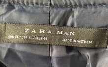 Load image into Gallery viewer, Zara Mens Black Long Sleeve Zipper Pockets Full-Zip Bomber Jacket Size XL
