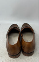 Load image into Gallery viewer, Bacco Bucci Mens Brown Leather Perforated Slip-On Penny Loafer Shoes Size 13
