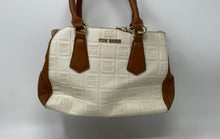 Load image into Gallery viewer, Steve Madden Womens Beige Brown Leather Zipper Inner Pockets Crossbody Bag
