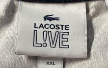 Load image into Gallery viewer, Lacoste Mens White Blue Paisley Print Cotton Pullover T-Shirt Size 2XL

