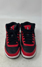 Load image into Gallery viewer, Fila Kids Taglio 3BM01199-014 Black Red Leather Lace-Up Basketball Shoes Size 11
