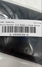 Load image into Gallery viewer, Kenneth Cole Reaction Womens Black Leather Inner Divider Clutch Wallet
