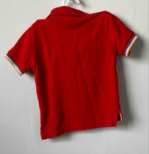 Load image into Gallery viewer, Psycho Bunny Boys Red Cotton Short Sleeve Collared Stretch Polo Shirt Size 3T
