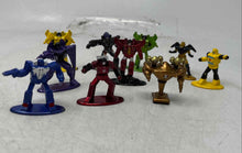 Load image into Gallery viewer, Lot Of 10 Pieces Diecast Metal Transformers Collection Small Action Figures

