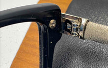 Load image into Gallery viewer, Authentic Versace Women's Black Beige Gold-Tone Glasses With Case
