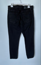 Load image into Gallery viewer, Tommy Hilfiger Mens Black Denim Dark Wash Stretch Skinny Leg Jeans Size 31x30
