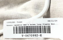 Load image into Gallery viewer, Banana Republic Mens Beige Heather Long Sleeve Pullover Hoodie Size Medium
