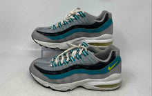 Load image into Gallery viewer, Nike Kids Air Max 95 Gray Green Black Lace-Up Low Top Sneaker Shoes Size 6.5Y
