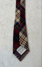 Load image into Gallery viewer, Bert Pulitzer Mens Red Multicolor Plaid Keeper Loop Adjustable Pointed Tie
