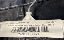 Load image into Gallery viewer, Armani Exchange Mens Blue Dark Wash Stretch Skinny Leg Jeans Size 34S/C
