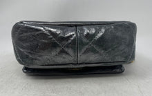 Load image into Gallery viewer, Borse In Pelle Womens Gray Inner Pockets Flap Shoulder Crossbody Handbag
